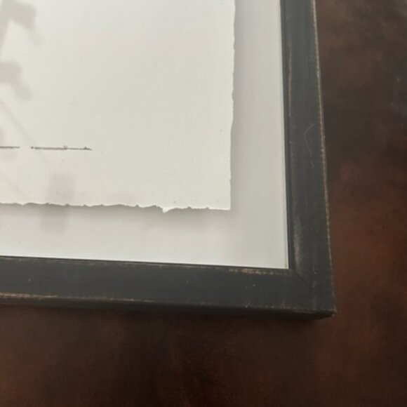 NWT Modern Contemporary Glass Framed Inspirational Quote Wall Sign Art Print - Picture 6 of 9